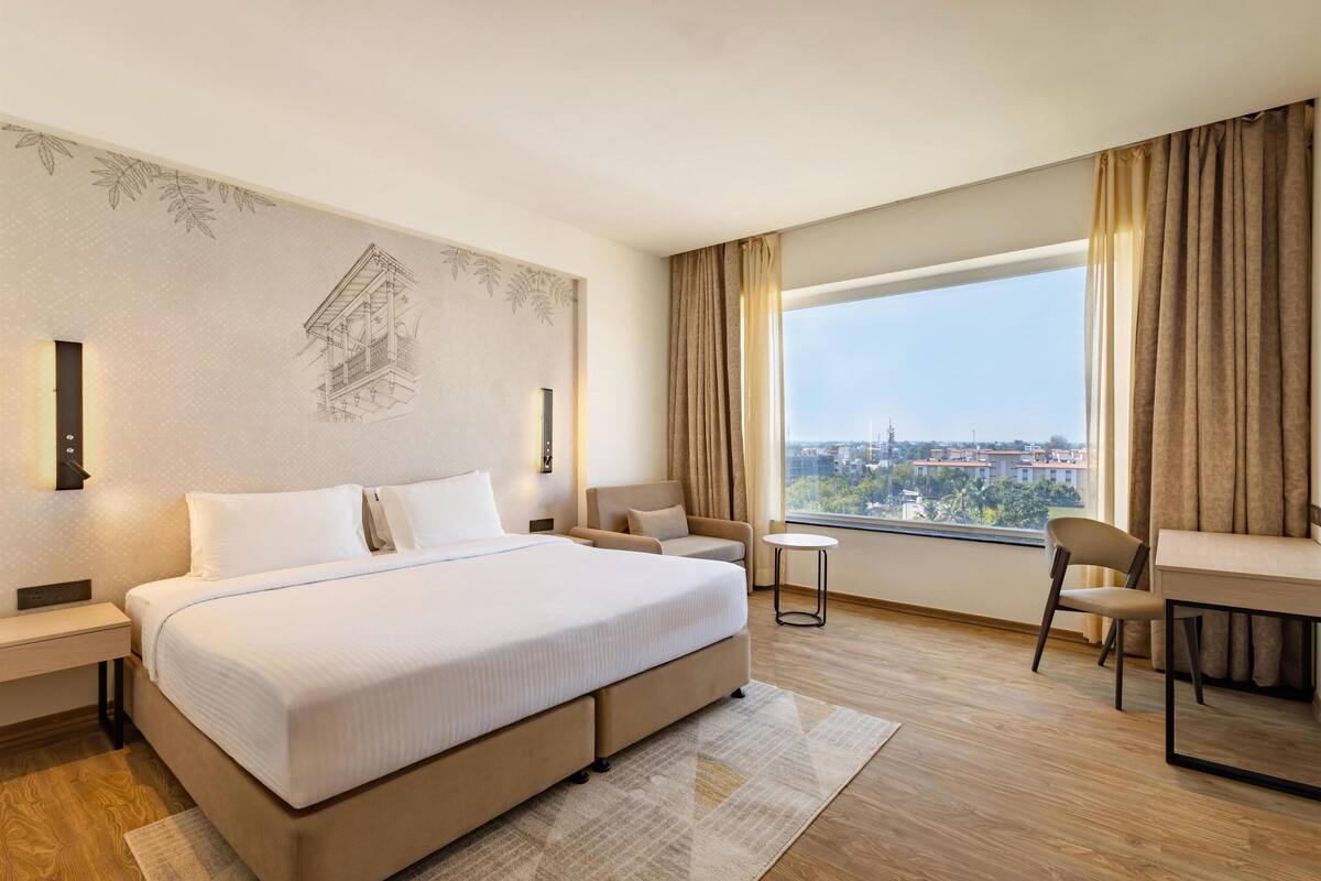 Deluxe-værelse | Individuelt design, skrivebord, sengetøj