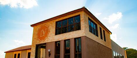 Framhlið gististaðar