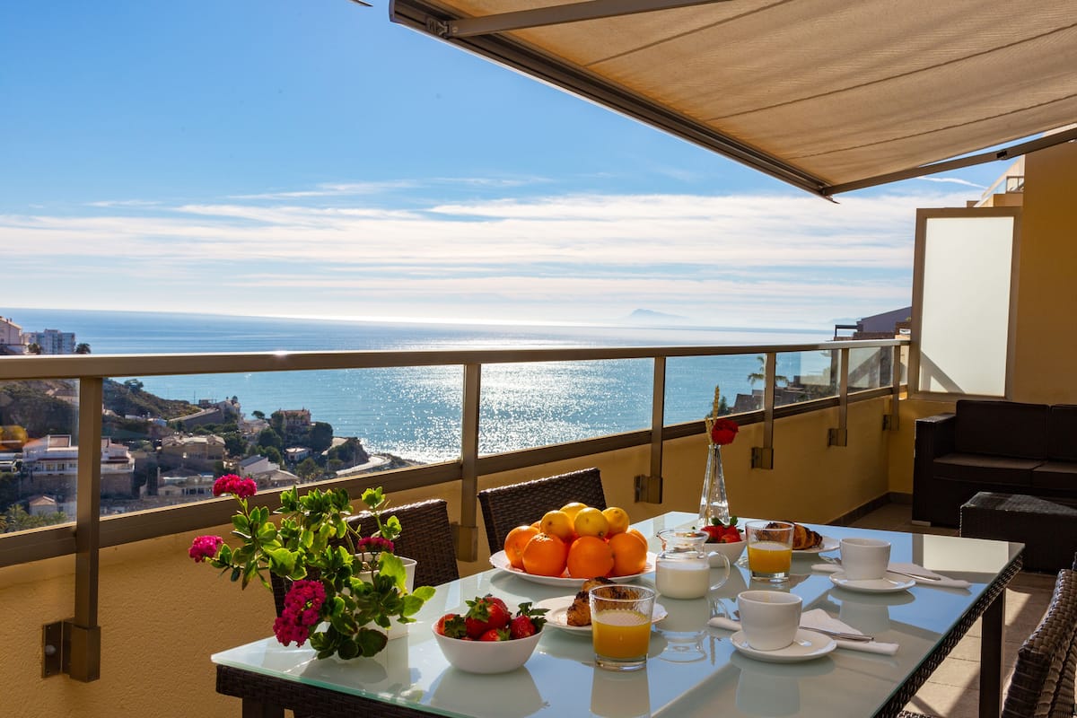 Apartment, 2 Bedrooms, Sea View | Terrace/patio