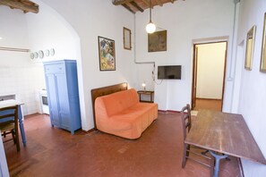 Basic Apartment, 1 Bedroom | Living area | LCD TV