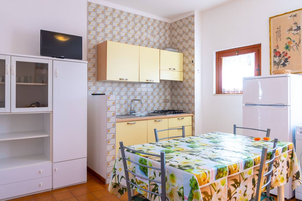 Appartement, 1 chambre (n.5) | Cuisine privée | Surface de cuisson, vaisselle et ustensiles
