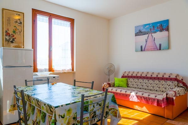 Departamento, 1 habitación (n.5) | Área de sala de estar | Televisión LCD 