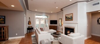 Prime Downtown Stay | Luxury 3BR Condo Steps from Main + Arcade