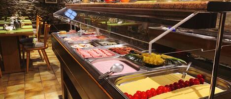 Daily buffet breakfast (EUR 10 per person)