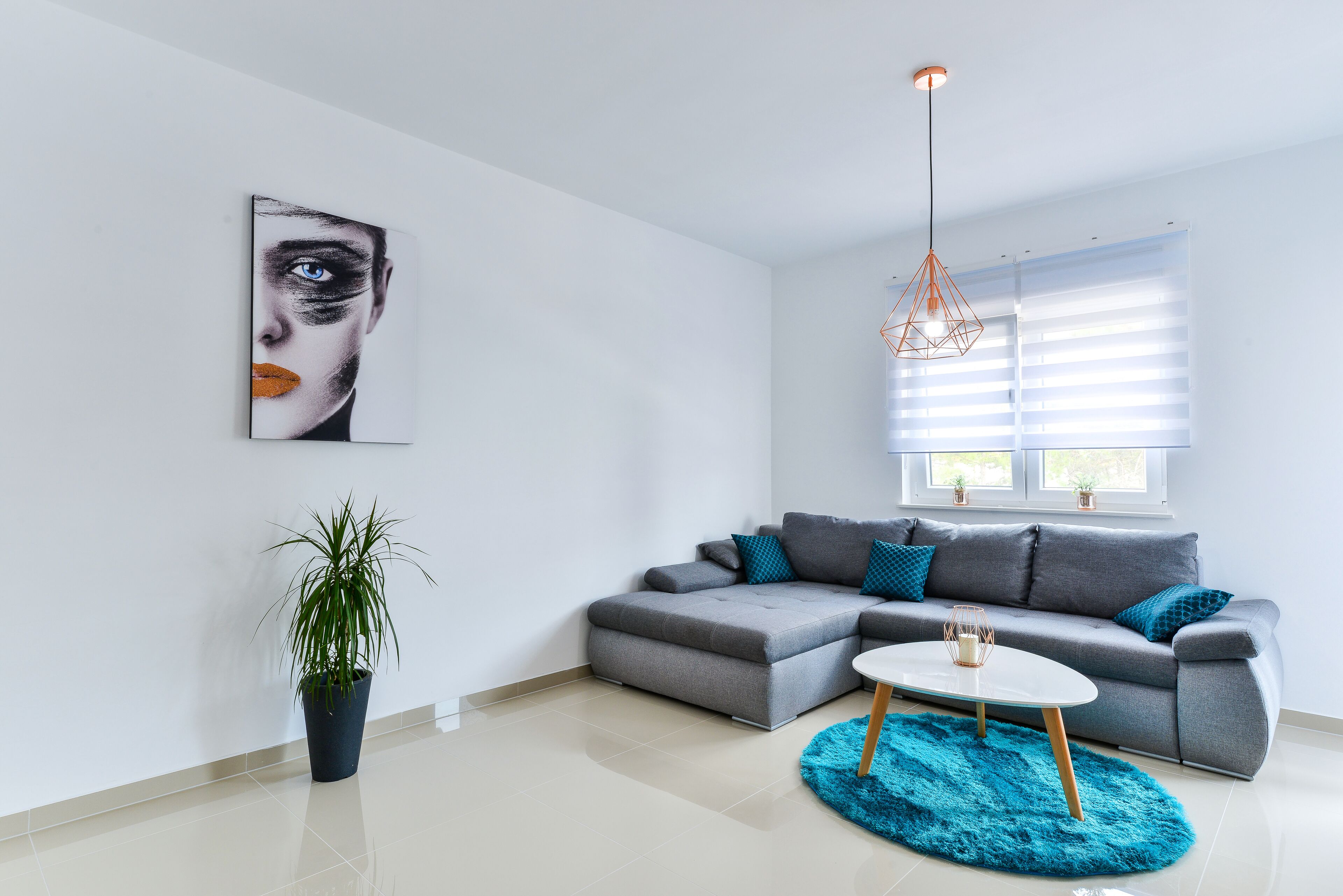 公寓, 1 間臥室, 海景 (A1) | 客廳 | 平面電視