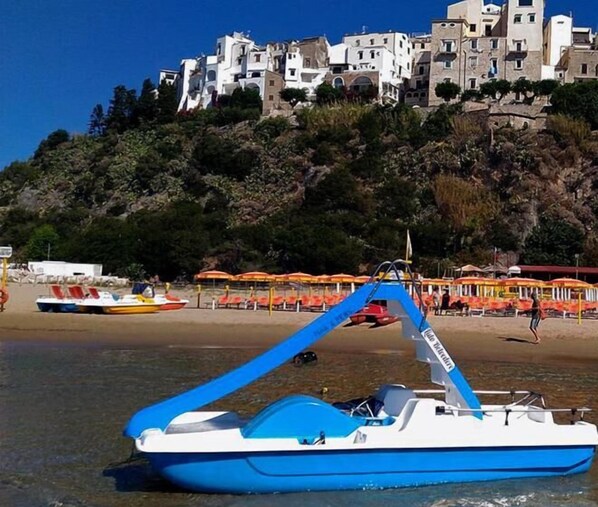 Private beach nearby, white sand, sun loungers, beach umbrellas - Casa Vacanza Cariddi (Sperlonga)