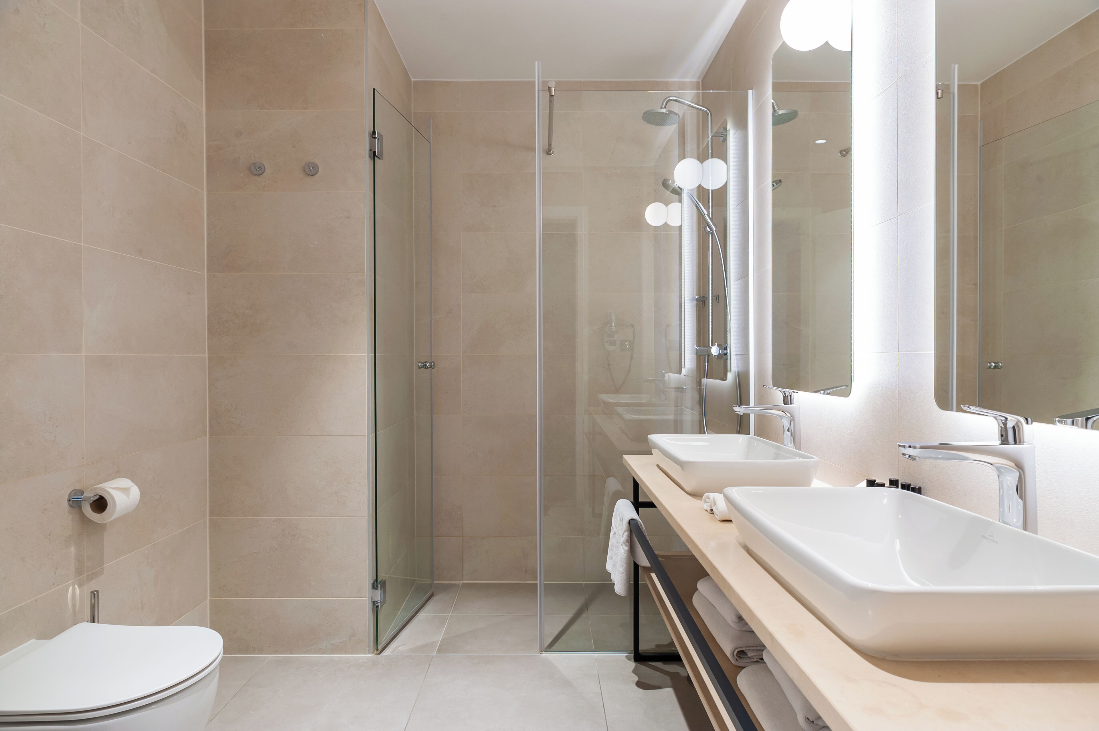 superior room, 1 king bed | bathroom | shower, free toiletries, hair dryer, slippers