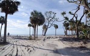 Sun loungers, beach towels