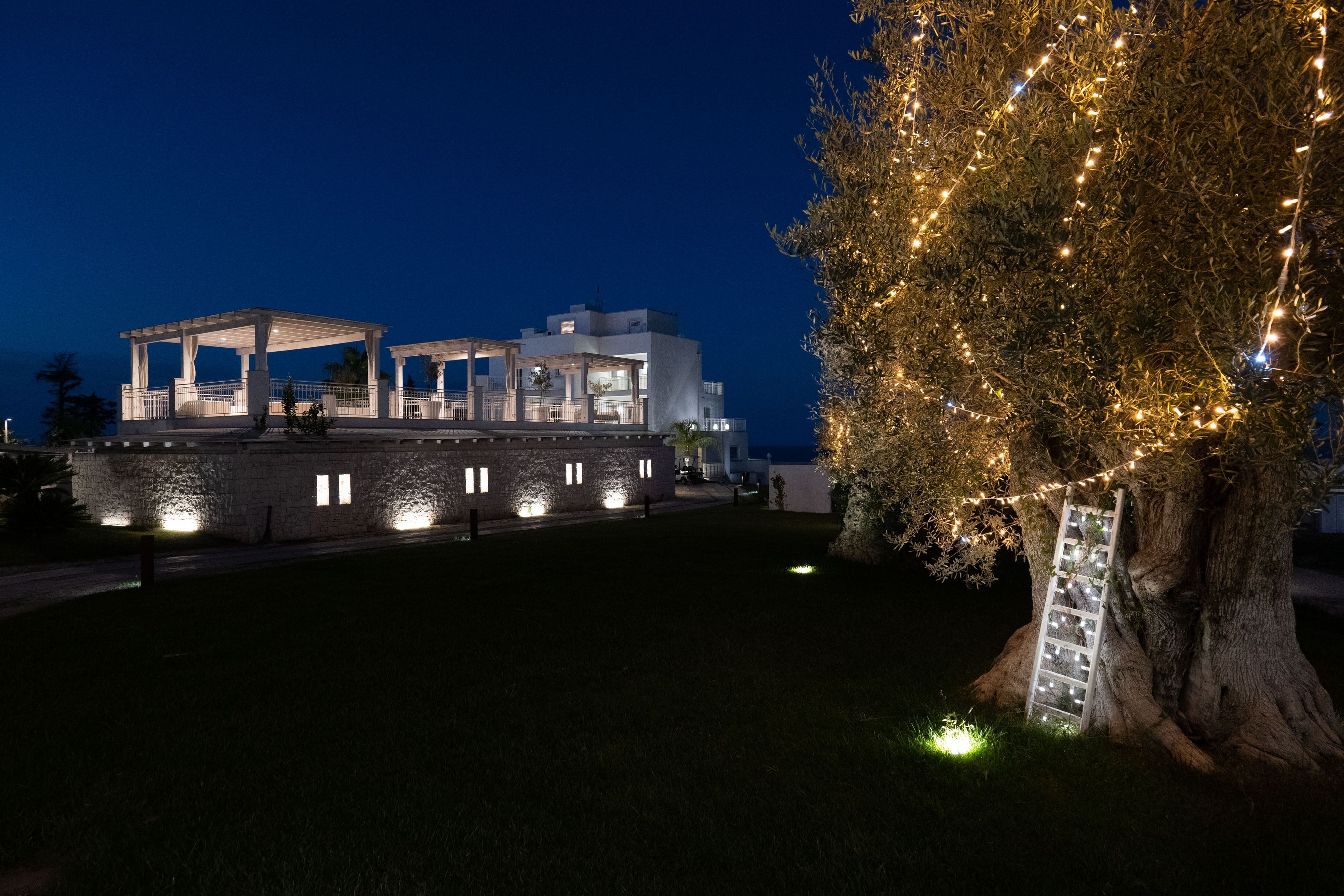 front of property – evening/night