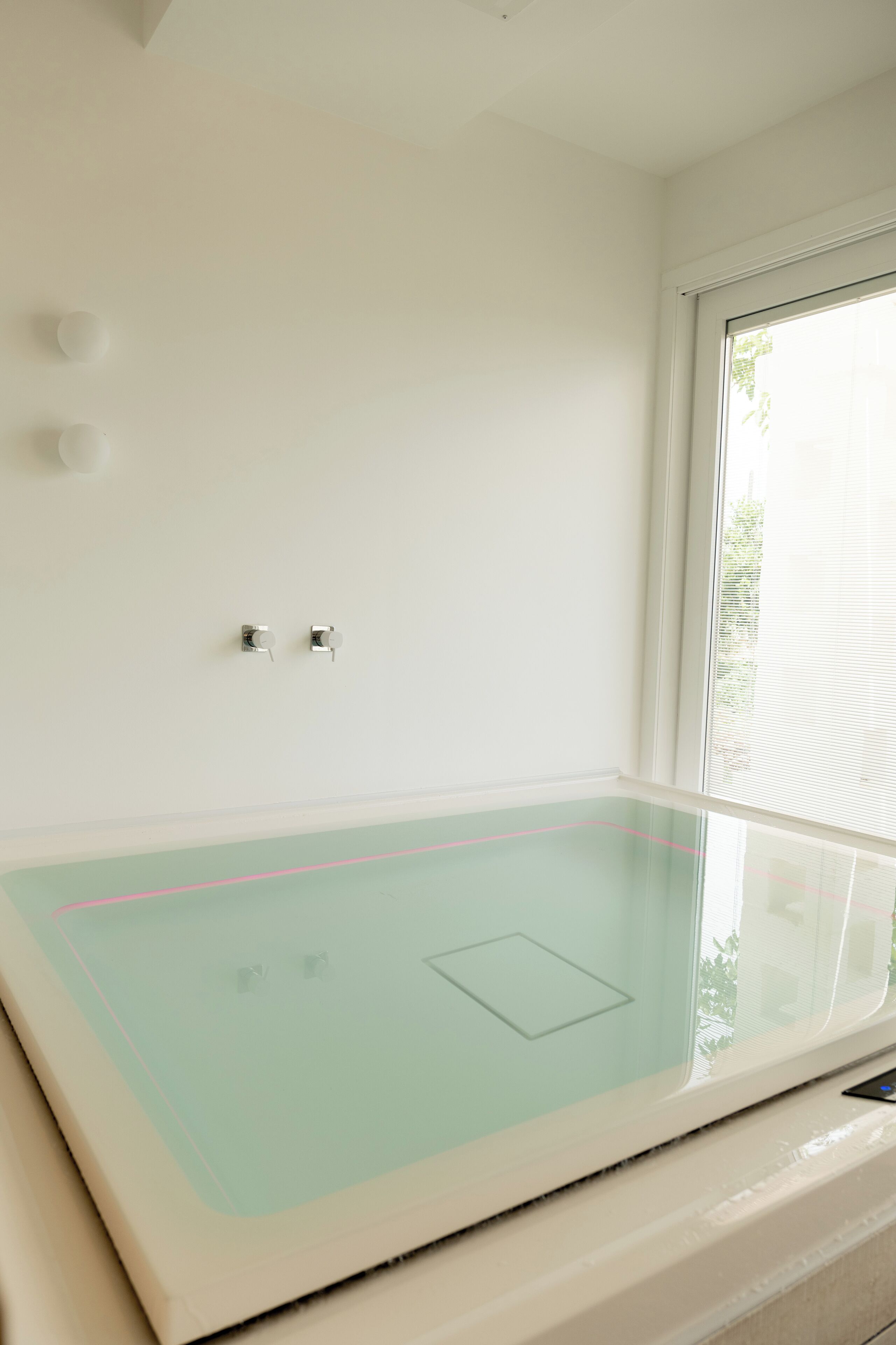 Bañera de hidromasaje privada