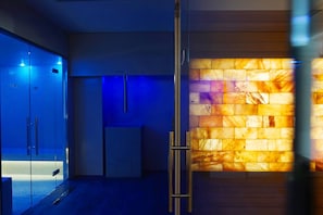 Behandlingsrum til par, sauna, boblebad, dampbad, tyrkisk bad/hammam