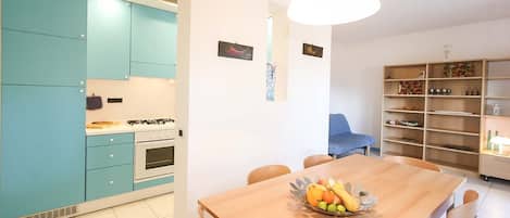 Apartment, 2 Bedrooms | Private kitchenette | Full-sized fridge, stovetop, cookware/dishes/utensils
