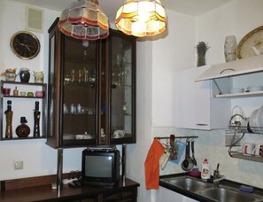 Apartment, 1 Schlafzimmer | Eigene Küche | Großer Kühlschrank, Mikrowelle, Ofen, Herdplatte