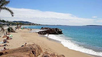 On the beach