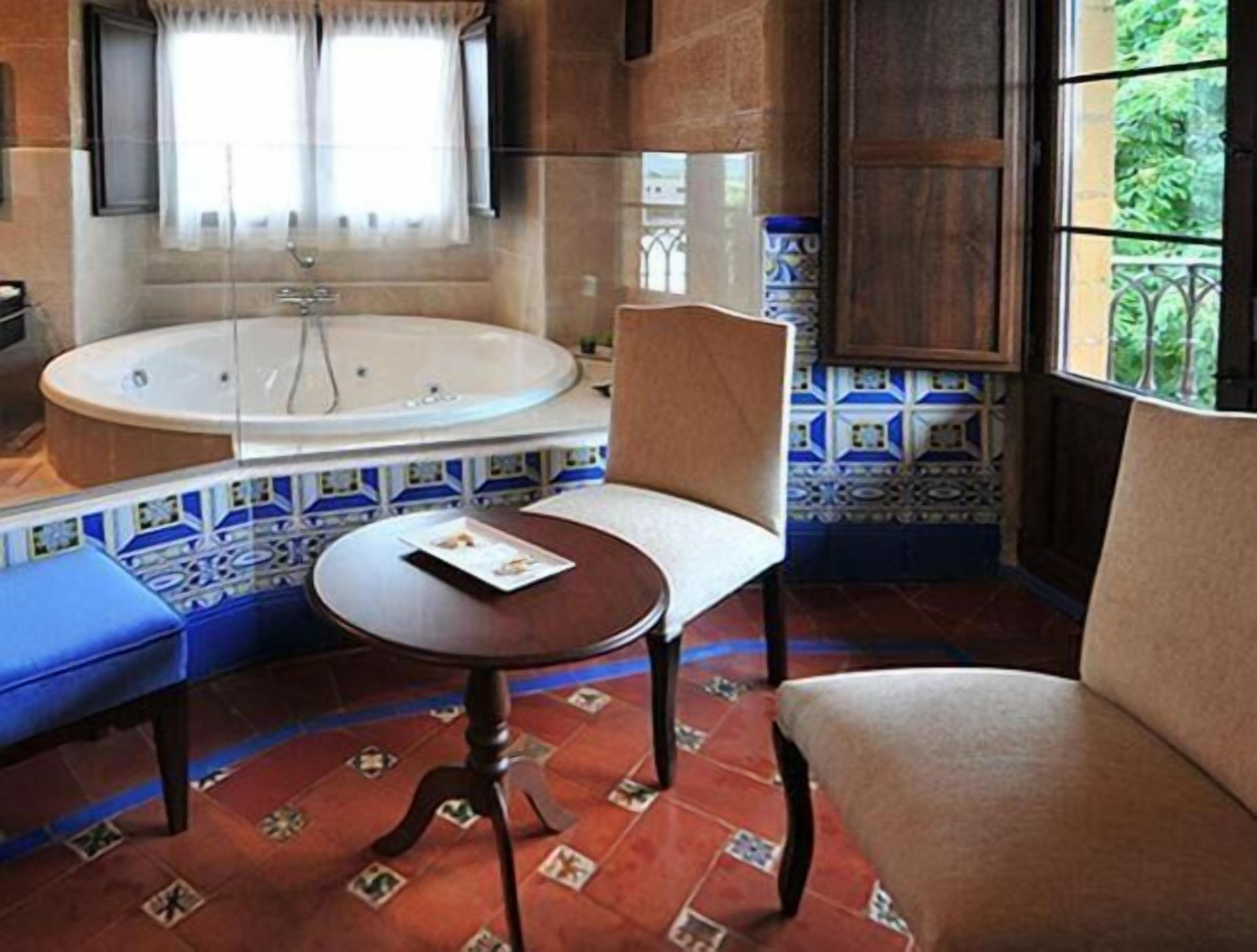 hair dryer, bidet, towels, soap