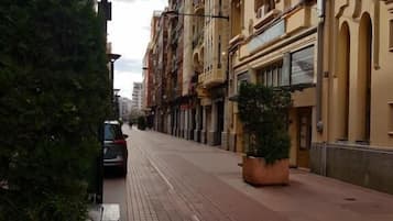 Vista de la ciutat des de l'allotjament