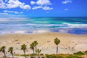 Sun loungers, beach towels