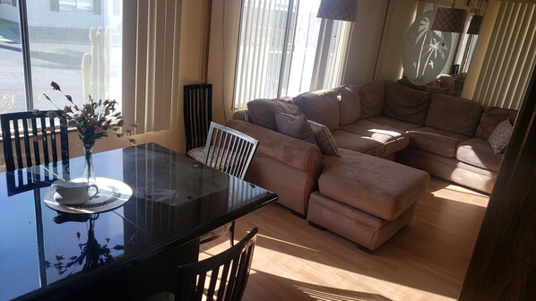 TV, fireplace, DVD player