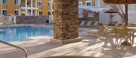Indoor pool, outdoor pool
