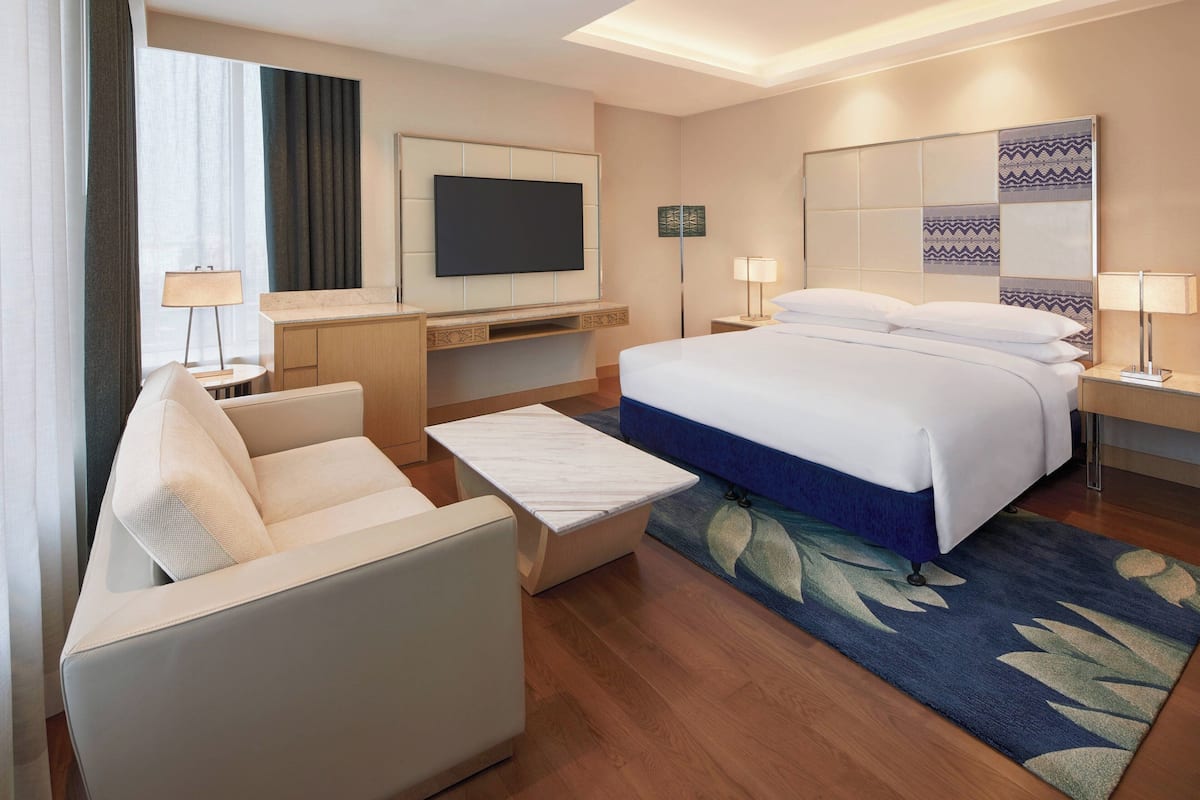 1 habitación, colchones con efecto memoria y minibar