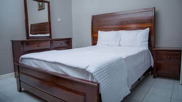 2 bedrooms, down duvets, individually decorated, individually furnished