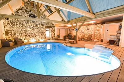 bed and breakfast normandy la brocherie spa indoor pool