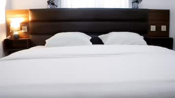 2 kamar tidur, seprai katun Mesir, seprai premium, dan busa memori