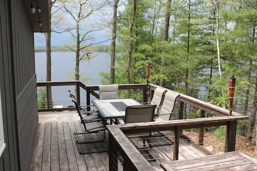 Quiet cottage with stunning peaceful lake views near Elcho and Pelican Lake WI