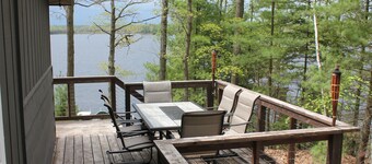 Quiet cottage with stunning peaceful lake views near Elcho and Pelican Lake WI