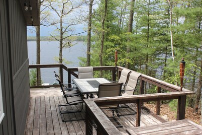 Quiet cottage with stunning peaceful lake views near Elcho and Pelican Lake WI