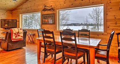 Waterfront Pike Lake Retreat: Snowmobile Paradise