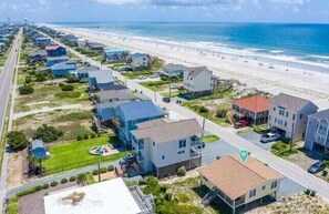 Exterior - Mountains to Sea | Pet Friendly + Steps to Beach! (Holly Ridge)