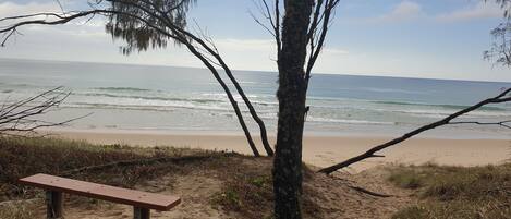 Beach nearby, beach towels