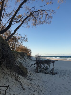 Beach nearby, beach towels