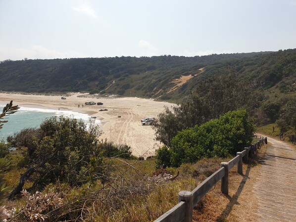 Beach nearby, beach towels