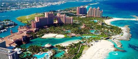 Sun loungers, beach towels