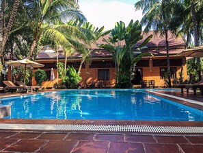 Terrace/patio - Sam Moon's Hotel Angkor (Siem Reap)