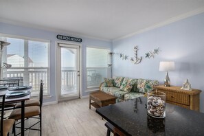 Condo, 1 Bedroom | Living area | TV - Seascape 1314 1 Bedroom Condo by RedAwning (Galveston)
