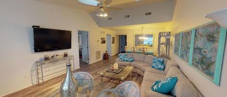 Townhome, 3 Bedrooms | Living area | Flat-screen TV