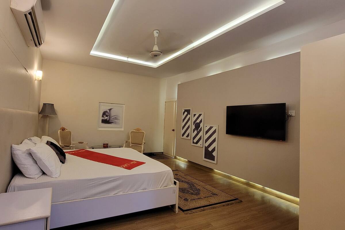 Habitación ejecutiva | Tabla de planchar con plancha y wifi gratis 