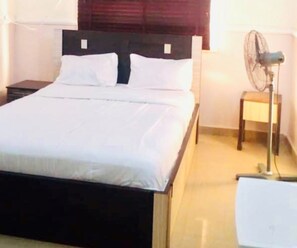 In-room safe, desk, bed sheets - Olympic International Hotel (Lokoja)