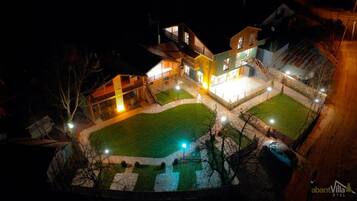 Front of property – evening/night