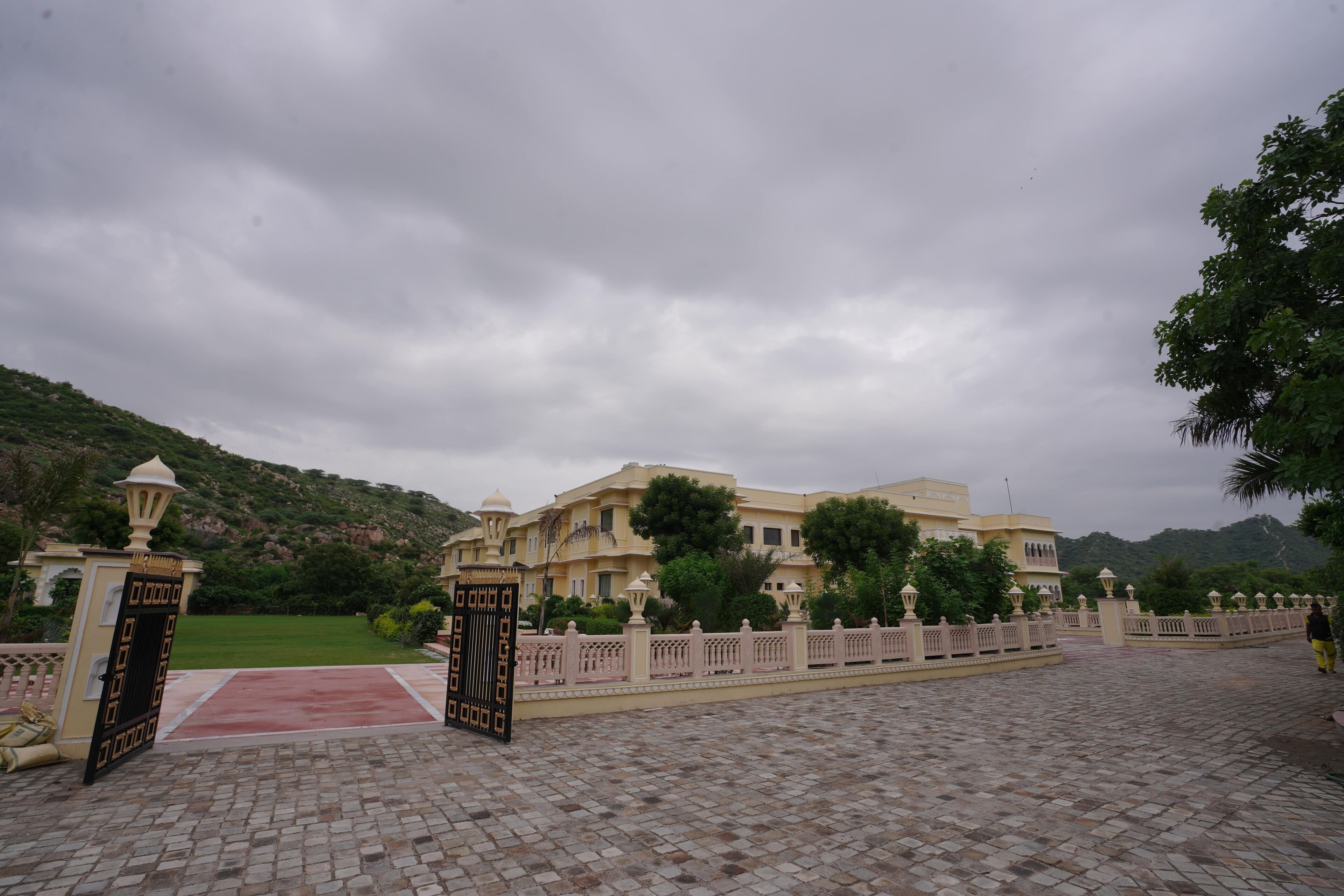 Rajbagh Palace event setup