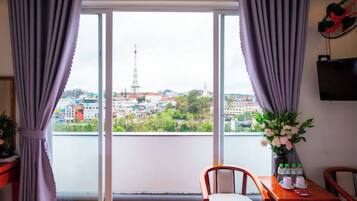Family Quadruple Room, Lake View | Hypo-allergenic bedding available, minibar, desk, laptop workspace