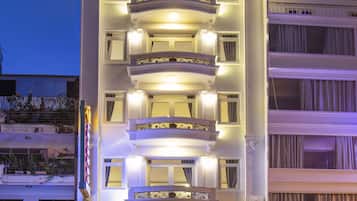 Front of property - evening/night