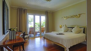 In-room safe, individually decorated, individually furnished, desk - Chateau Elysium (Mahé Island)