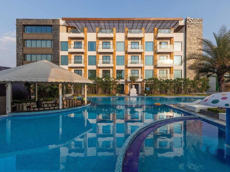 Fachada de la propiedad