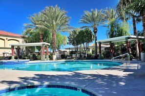 Outdoor pool - PRIVATE, FULLY FURNISHED CONDO IN GATED COMMUNITY OF SEVEN HILLS, HENDERSON NV. (Henderson)