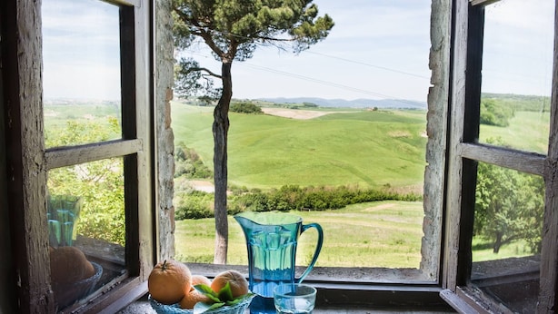 View from property - Villa e Fattoria di Radi (Monteroni d'Arbia)