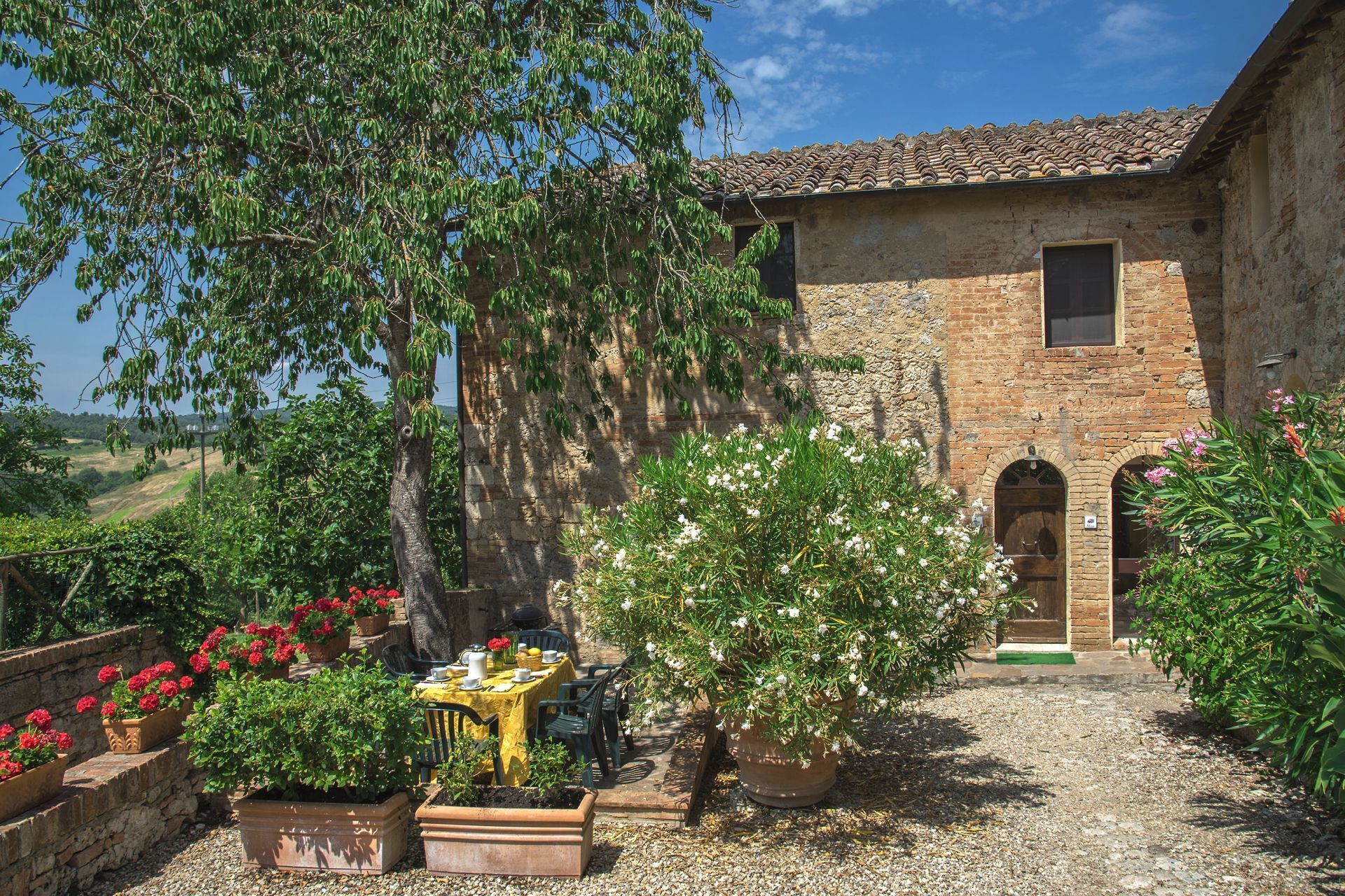 Deluxe Apartment, 2 Bedrooms, Pool View (Nicchio) | Terrace/patio